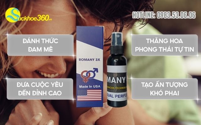 Giá Nước Hoa Romany 3x Bao Nhiêu?