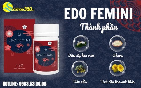 thành phần có trong viên uống Edo Femini