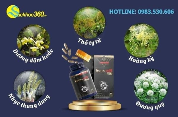Thành phần của viên uống Estromen Gold
