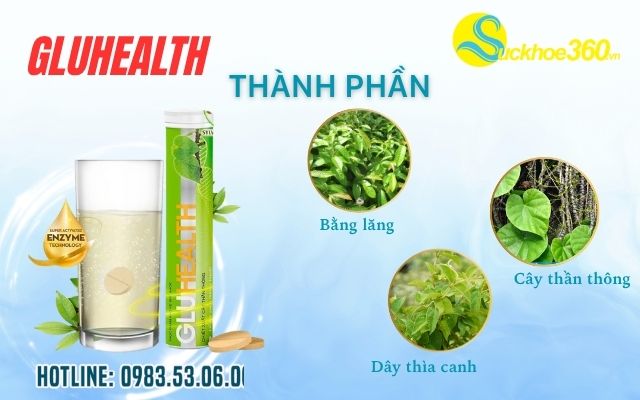 GluHealth tuýp 20 viên