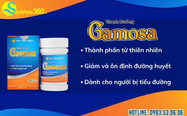 Viên uống Thanh Đường Gamosa là sản phẩm gì?