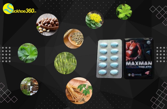 Thành phần sản phẩm Maxman 3800mg có những gì