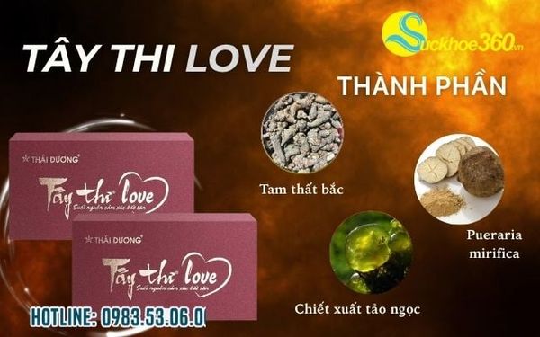 Thành phần Tây Thi Love Sao