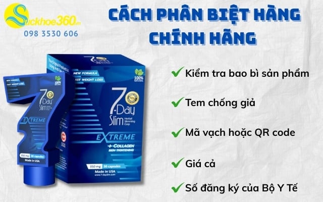 Thành phần công dụng và cách dùng viên uống giảm cân 7 Day Slim