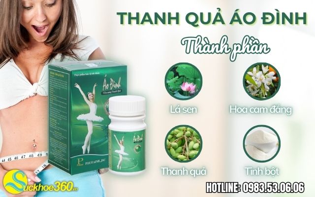 thành phần có trong thuốc giảm cân áo đình