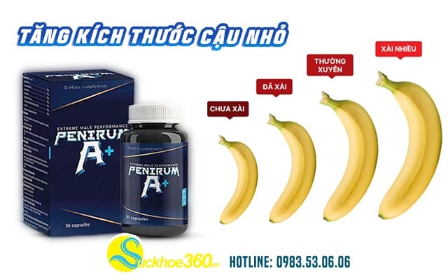 Penirum A có tăng kích thước dương vật không?
