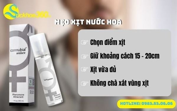 Mẹo xịt Tomy Unisex đúng cách