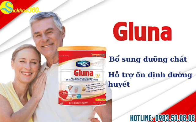 Sữa TOPTEN Milk Gluna dành cho người tiểu đường là gì?