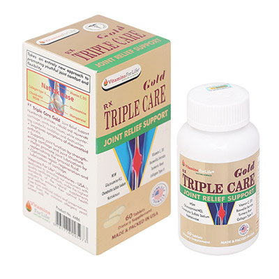 Triple Care Gold tạo độ nhờn và dẻo đai cho khớp