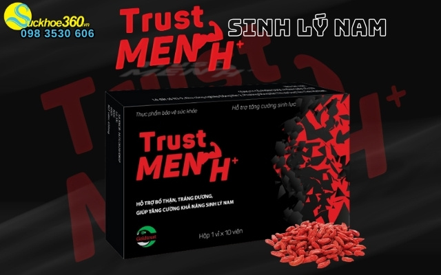 Trust Men H+ bổ thận tráng dương, cải thiện sinh lý nam giới