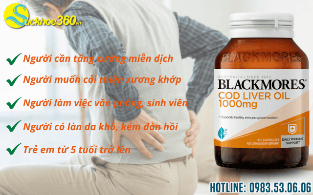 Ai nên sử dụng Blackmores Cod Liver Oil 1000mg?