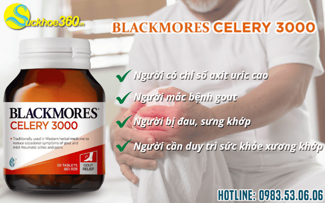 Đối tượng sử dụng Blackmores Celery 3000