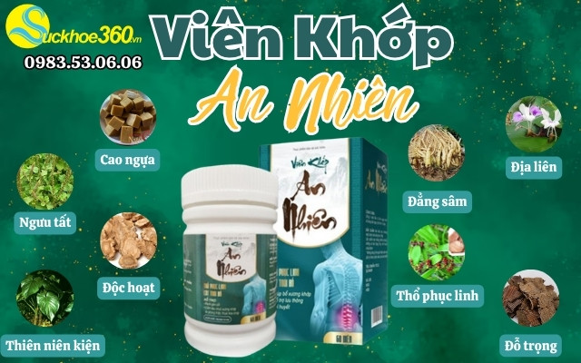 Những thành phần của Viên Khớp An Nhiên
