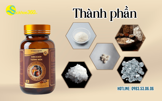 Viên khớp Tường Niên thành phần