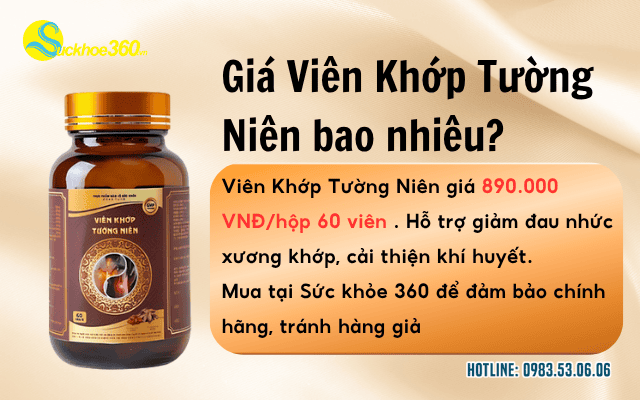 Viên khớp Tường Niên giá bao nhiêu