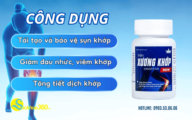 Viên uống Xương Khớp Kingphar New công dụng