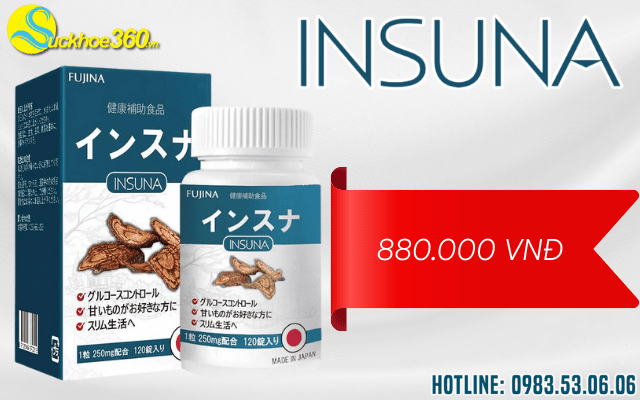 Viên uống Insuna giá bao nhiêu?