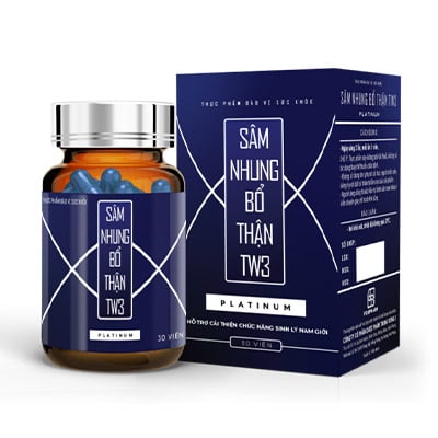 viên uống sâm nhung bổ thận tw3 platinum