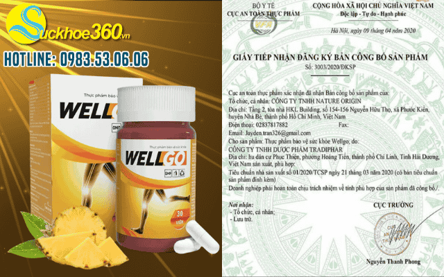 Viên uống Wellgo hỗ trợ sức khỏe xương khớp có tốt không?