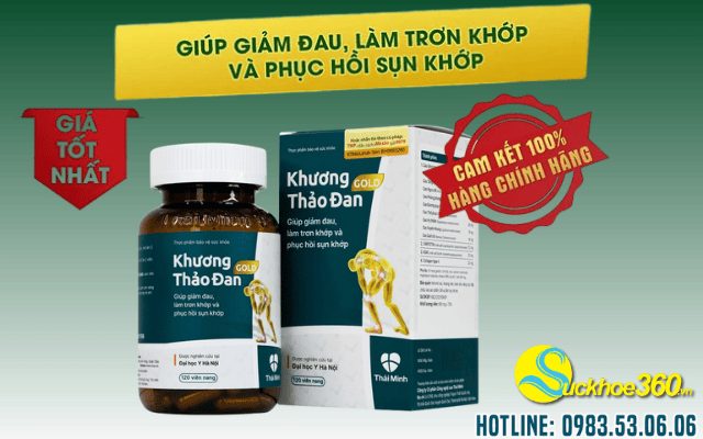 Viên uống xương khớp Khương Thảo Đan Gold có bán ở hiệu thuốc không?