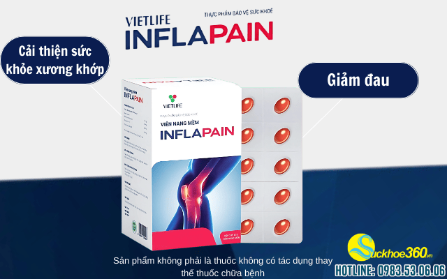 Viên nang mềm Vietlife Inflapain là sản phẩm gì?