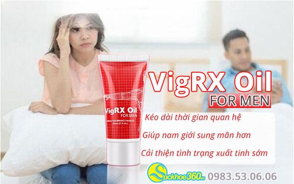 giới thiệu vigrx oil for men