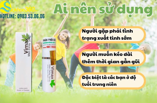 Đối Tượng Sử Dụng Vimax Men Delay Spray