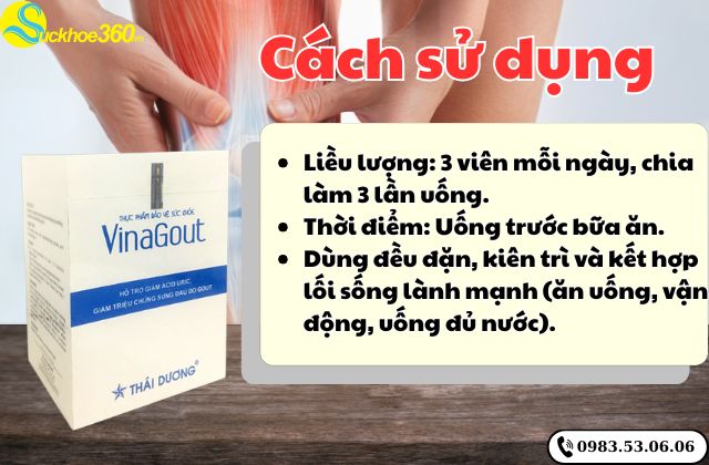 Hướng Dẫn Sử Dụng Vina Gout Đúng Cách