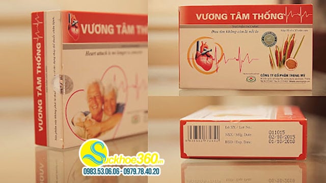 Vương Tâm Thống hỗ trợ sức khỏe tim, cải thiện chứng hồi hộp