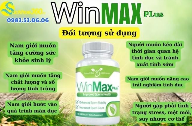 Đối tượng sử dụng Winmax Plus