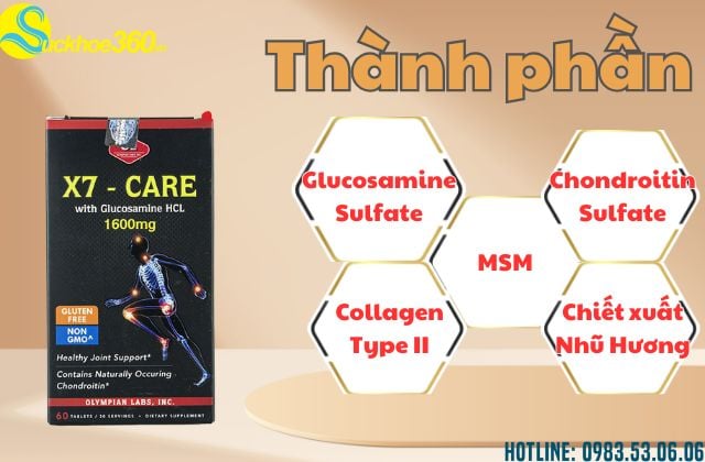 Thành Phần Chính Trong X7 Care
