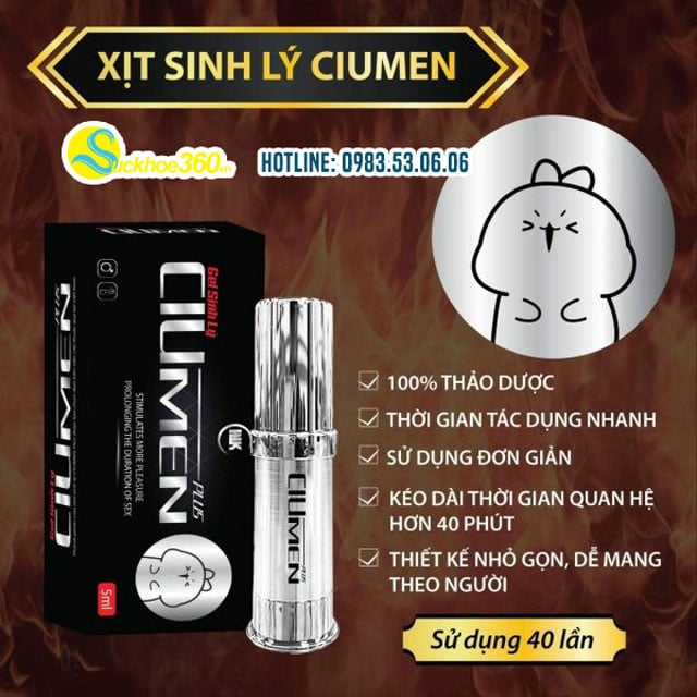 Xịt Ciumen Plus