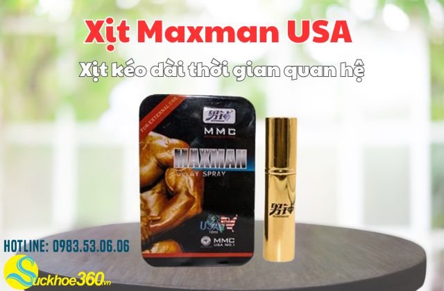 Giới Thiệu Chung Về Xịt Maxman USA