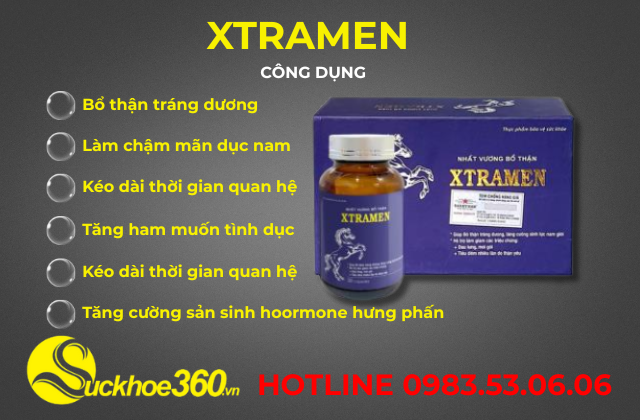 Xtramen có công dụng thế nào với sinh lý nam?