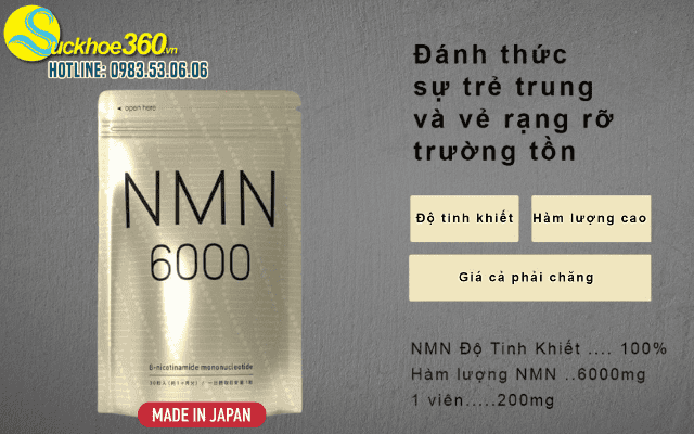 Xuất xứ sản phẩm NMN 6000