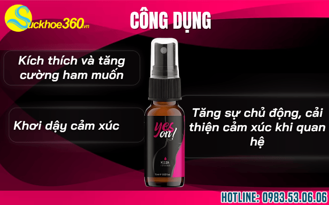 Công dụng nổi bật của nước hoa Yes On (MS40C) trong đời sống tình cảm