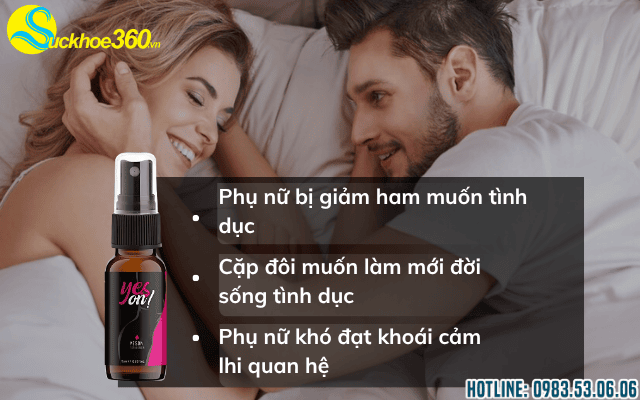 Đối tượng phù hợp để sử dụng nước hoa kích dục Yes On (MS40C)