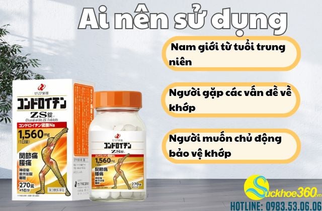 Đối tượng sử dụng ZS Chondroitin