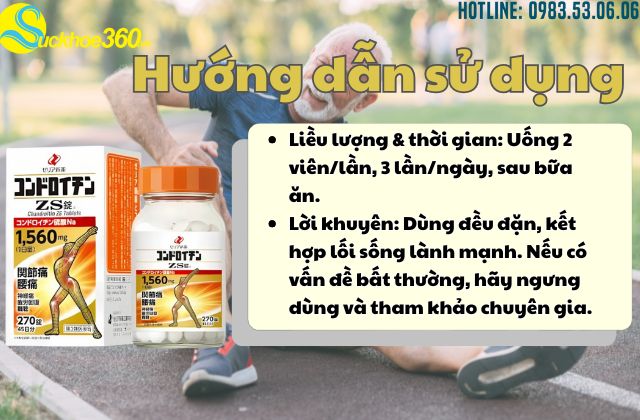Hướng dẫn sử dụng ZS Chondroitin