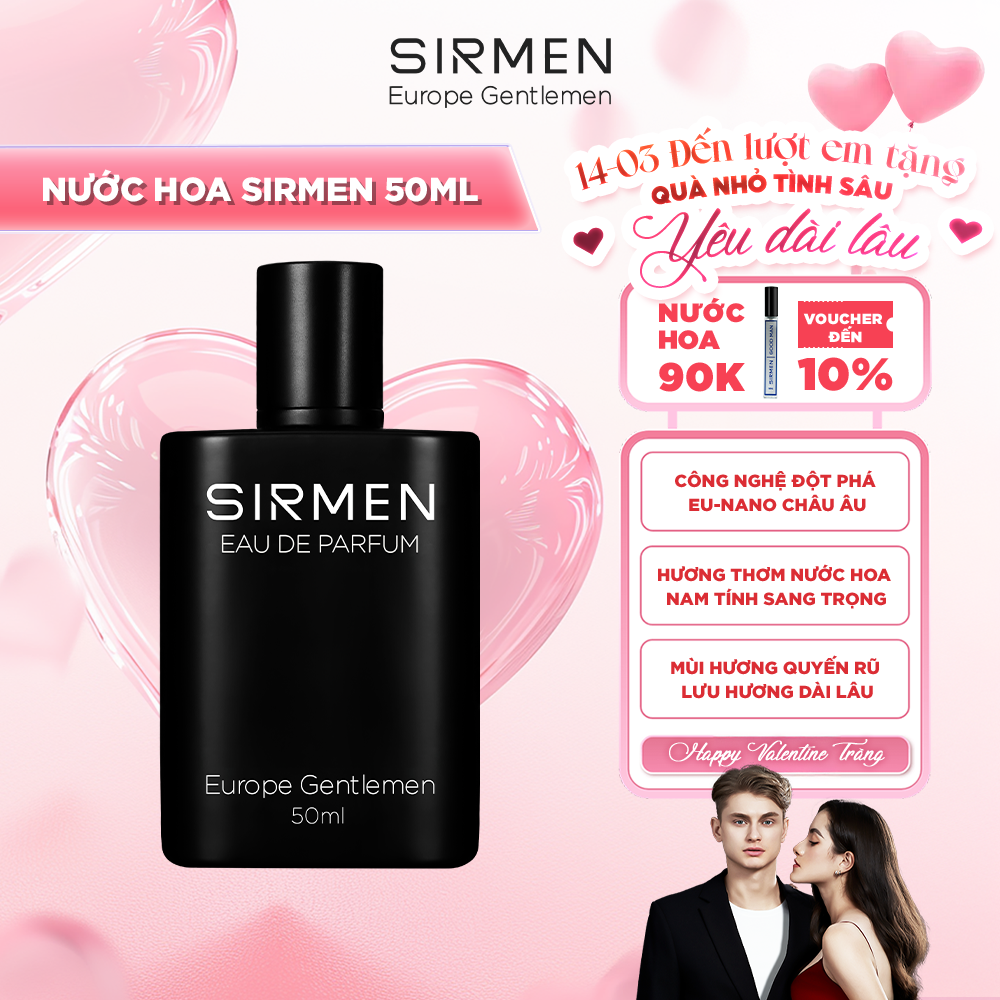 Nước Hoa Nam SIRMEN Signature Eau de Parfum - Đẳng Cấp Quý Ông Châu Âu