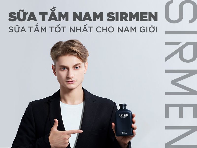 Sữa tắm nam sirmen - Sữa tắm tốt nhất cho nam giới
