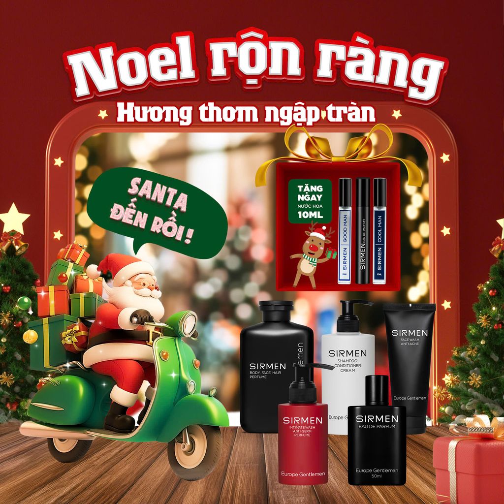 Rộn ràng Noel cùng SIRMEN - Hương thơm ngập tràn quà tặng