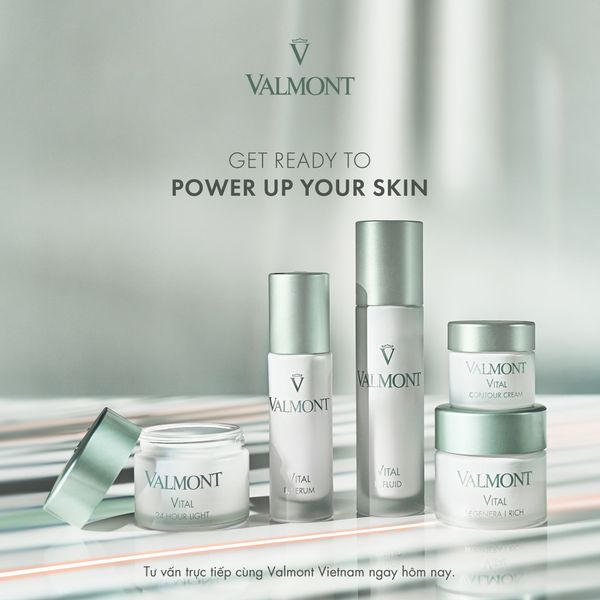 [New Arrival] Khám phá bộ sưu tập Vitality - Power Up Your Skin từ Valmont Cosmetics