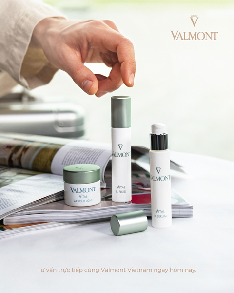 Bộ sản phẩm Vitality phiên bản Mini Luxuries từ Valmont Cosmetics
