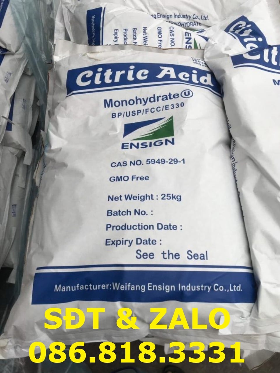 Axit Citric - C6H8O7 có ăn mòn kim loại không?