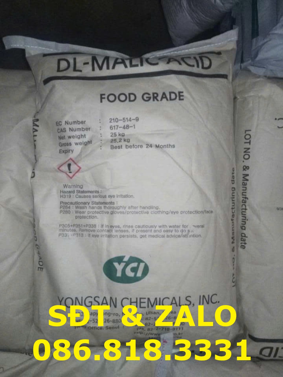 Axit Malic - C4H6O5 có tác dụng gì?