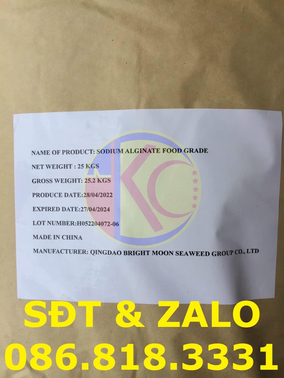 Sodium Alginate dùng trong mỹ phẩm