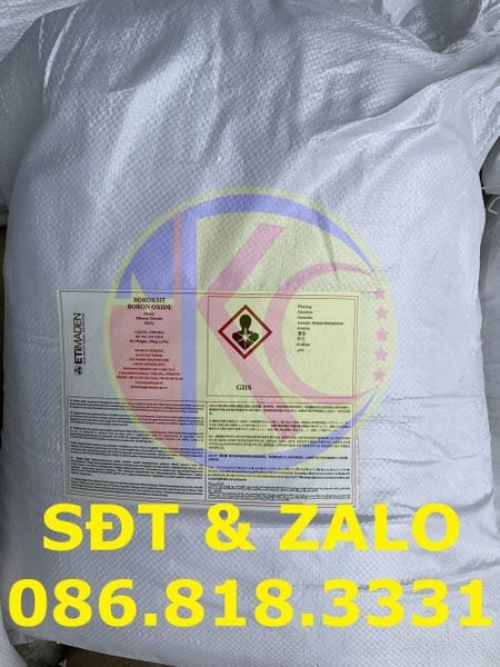 B2O3 - Boron Trioxide trong thủy tinh