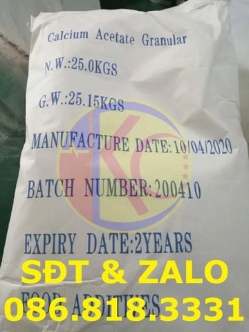Calcium Acetate có tan trong nước không?
