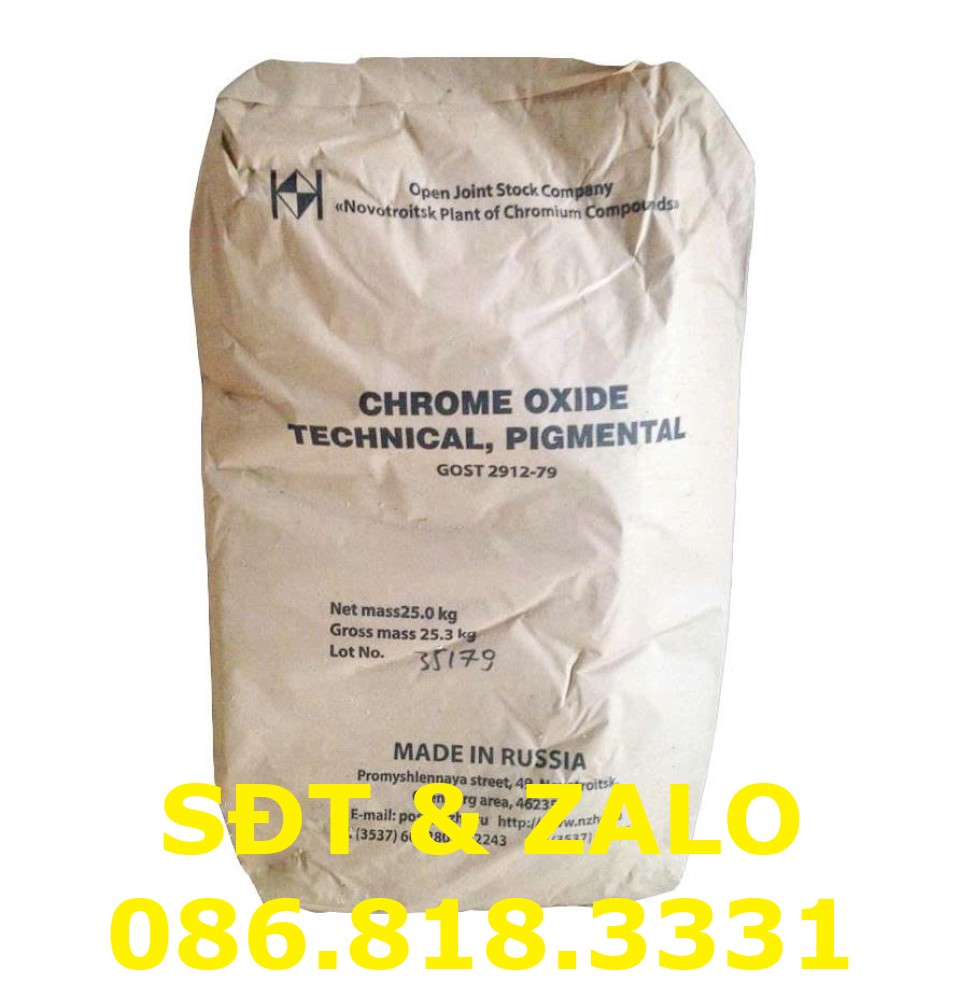 Chromium Oxide – Cr2O3 phản ứng nhiệt nhôm
